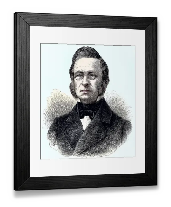 Framed Print : Dr. Heinrich Kuenzel, 1811-1873, was Doctor, writer, translator, teacher, journalist, theatre director, a pioneer of German art, Germany, reproduction of an image, woodcut from the year 1881, digitally restored, historical, Dr. Heinrich Kuenzel, was Framed Print : Dr. Heinrich Kuenzel, 1811-1873, was Doctor, writer, translator, teacher, journalist, theatre director, a pioneer of German art, Germany, reproduction of an image, woodcut from the year 1881, digitally restored, historical, Dr. Heinrich Kuenzel, was