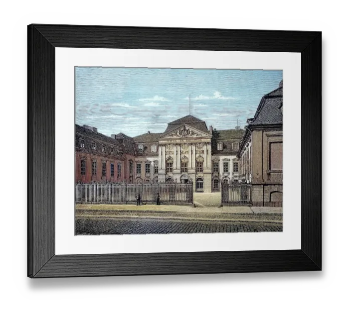 Framed Print : The Palais Radziwill, also called Palais Schulenburg or the Old Reich Chancellery in Berlin, Germany, reproduction of an image, woodcut from the year 1881, digitally restored, Historical, The Palais Radziwill Framed Print : The Palais Radziwill, also called Palais Schulenburg or the Old Reich Chancellery in Berlin, Germany, reproduction of an image, woodcut from the year 1881, digitally restored, Historical, The Palais Radziwill