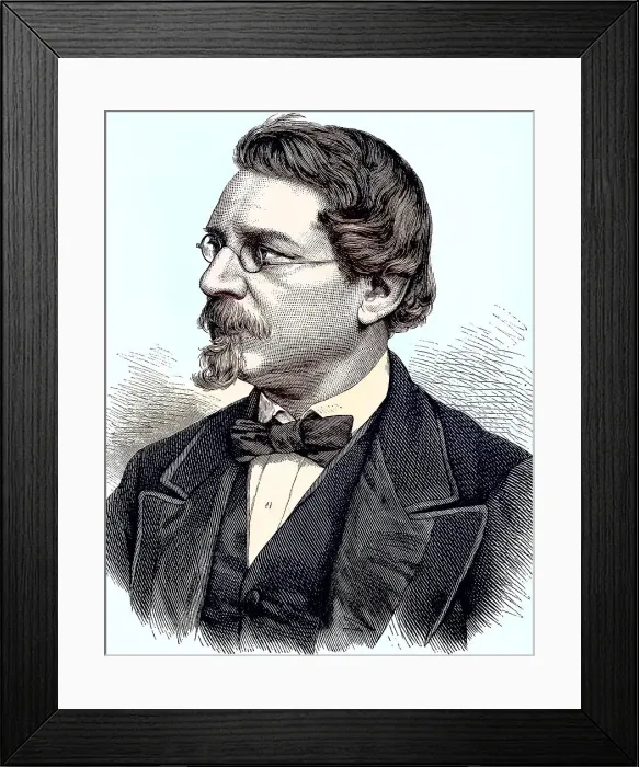 Framed Print : August Wilhelm von Hofmann, 8 April 1818, 5 May 1892, was a German chemist, Germany, reproduction of an image, woodcut from the year 1881, digitally restored, historical, 8 April 1818, 5 May 1892, was a German chemist, reproduction of an image Framed Print : August Wilhelm von Hofmann, 8 April 1818, 5 May 1892, was a German chemist, Germany, reproduction of an image, woodcut from the year 1881, digitally restored, historical, 8 April 1818, 5 May 1892, was a German chemist, reproduction of an image