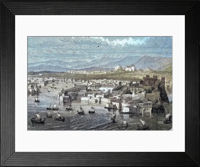 Framed Print : Athens in ancient times, seen from Piraeus, Greece, reproduction of an image, woodcut from the year 1881, digitally restored, Historical, Athens in ancient times, seen from Piraeus, Greece, reproduction of an image, woodcut from the year 1881 Framed Print : Athens in ancient times, seen from Piraeus, Greece, reproduction of an image, woodcut from the year 1881, digitally restored, Historical, Athens in ancient times, seen from Piraeus, Greece, reproduction of an image, woodcut from the year 1881