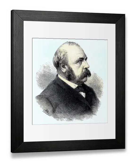 Framed Print : Alexandre Auguste Ledru-Rollin, Paris, 2 February 1807 31 December 1874 in Fontenay-aux-roses, was a French politician, and held the Office of Minister of the Interior from 24 February to 11 May 1848, France, Reproduction of an image Framed Print : Alexandre Auguste Ledru-Rollin, Paris, 2 February 1807 31 December 1874 in Fontenay-aux-roses, was a French politician, and held the Office of Minister of the Interior from 24 February to 11 May 1848, France, Reproduction of an image
