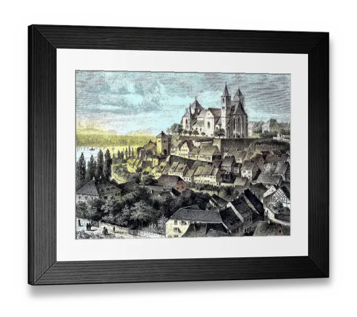 Framed Print : View from Eggersberg, to Breisach am Rhein, Germany, reproduction of an image, woodcut from the year 1881, digitally restored, Historical, View from Eggersberg, to Breisach am Rhein, reproduction of an image, woodcut from the year 1881, digitally Framed Print : View from Eggersberg, to Breisach am Rhein, Germany, reproduction of an image, woodcut from the year 1881, digitally restored, Historical, View from Eggersberg, to Breisach am Rhein, reproduction of an image, woodcut from the year 1881, digitally