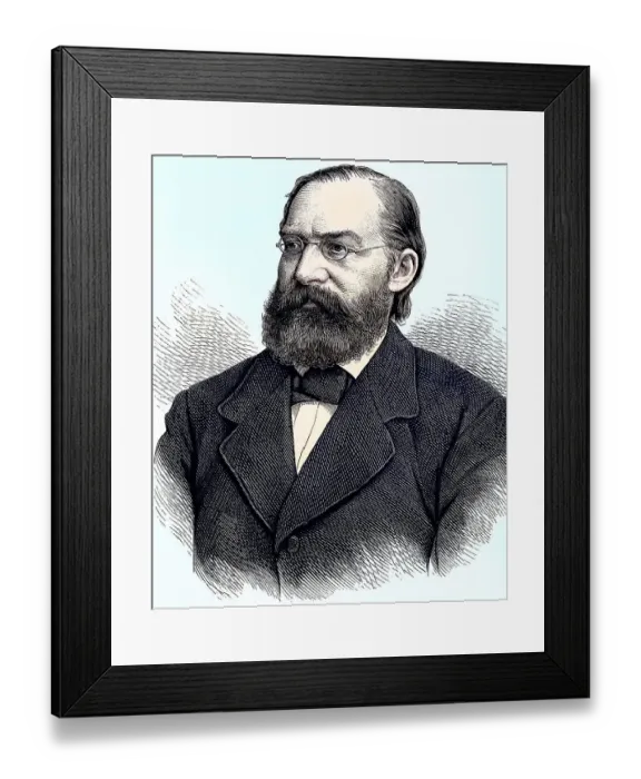 Framed Print : Wilhelm Wehrenpfennig, 25 March 1829, 25 July 1900, was a Prussian official, German journalist and politician, Member of the Reichstag, Germany, reproduction of an image, woodcut from the year 1881, digitally restored, historical, March 25, 1829 Framed Print : Wilhelm Wehrenpfennig, 25 March 1829, 25 July 1900, was a Prussian official, German journalist and politician, Member of the Reichstag, Germany, reproduction of an image, woodcut from the year 1881, digitally restored, historical, March 25, 1829