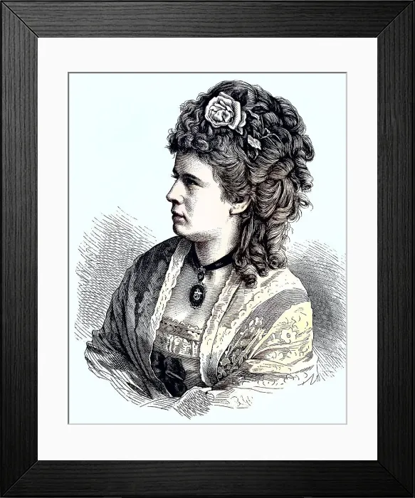Framed Print : Anna Haverland, 8 January 1854, 31 May 1908, was a German actress and also writer, Germany, reproduction of an image, woodcut from the year 1881, digitally restored, historical, January 8, 1854, May 31, 1908, was a German actress and also writer Framed Print : Anna Haverland, 8 January 1854, 31 May 1908, was a German actress and also writer, Germany, reproduction of an image, woodcut from the year 1881, digitally restored, historical, January 8, 1854, May 31, 1908, was a German actress and also writer