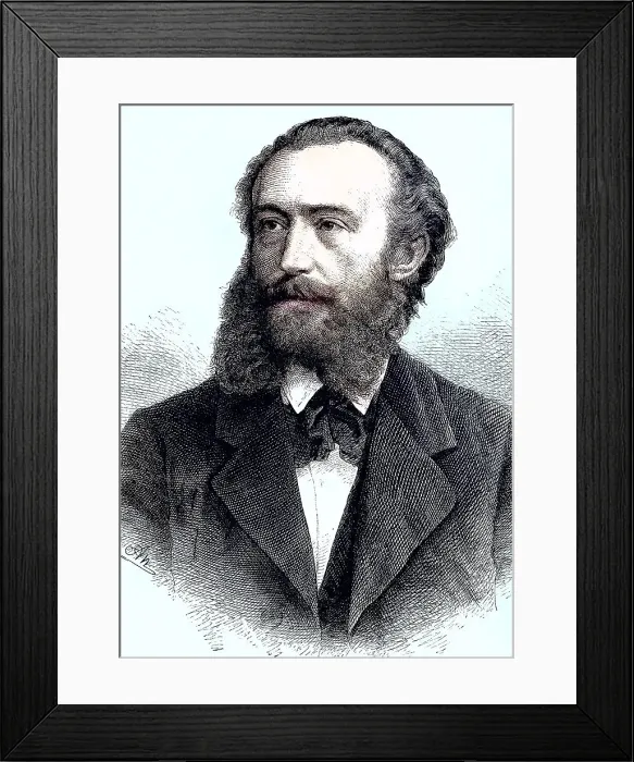 Framed Print : Ernst Alexander August George Wichert, 11 March 1831, 21 January 1902, was a German lawyer, judge, and author, Germany, reproduction of an image, woodcut from the year 1881, digitally restored, historical, 11 March 1831, 21 January 1902 Framed Print : Ernst Alexander August George Wichert, 11 March 1831, 21 January 1902, was a German lawyer, judge, and author, Germany, reproduction of an image, woodcut from the year 1881, digitally restored, historical, 11 March 1831, 21 January 1902