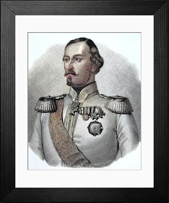 Framed Print : Ernst August Karl Johann Leopold Alexander Eduard, Duke of Saxe-Coburg and Gotha, 21 June 1818, 22 August 1893, Germany, digital improved reproduction of an original 19th century print Framed Print : Ernst August Karl Johann Leopold Alexander Eduard, Duke of Saxe-Coburg and Gotha, 21 June 1818, 22 August 1893, Germany, digital improved reproduction of an original 19th century print