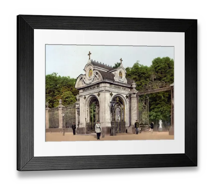 Framed Print : Chapel of Alexander II, St. Petersburg, Russia, c. 1890, Historic, digitally enhanced reproduction of a photochrome print of the period Framed Print : Chapel of Alexander II, St. Petersburg, Russia, c. 1890, Historic, digitally enhanced reproduction of a photochrome print of the period