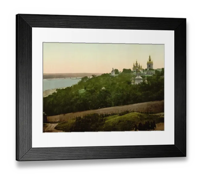 Framed Print : Cavernes Lointains, Kiev, Russia, Ukraine, c. 1890, Historic, digitally enhanced reproduction of a photochrome print of the period Framed Print : Cavernes Lointains, Kiev, Russia, Ukraine, c. 1890, Historic, digitally enhanced reproduction of a photochrome print of the period