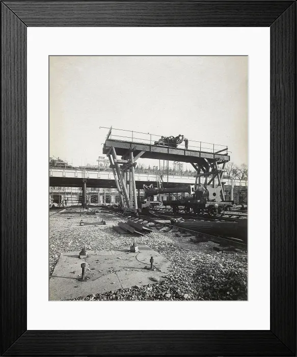 Framed Print : The Construction of the Metro in Paris, Workers on the Construction Site, 1899, France, Historic, digitally restored reproduction from a 19th century original Framed Print : The Construction of the Metro in Paris, Workers on the Construction Site, 1899, France, Historic, digitally restored reproduction from a 19th century original