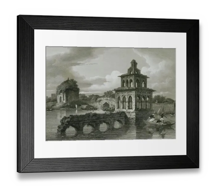 Framed Print : Part of the interior of the city of Dacca, Dhaka, Bangladesh, c. 1820, Historic, digitally restored reproduction from a 19th century original Framed Print : Part of the interior of the city of Dacca, Dhaka, Bangladesh, c. 1820, Historic, digitally restored reproduction from a 19th century original