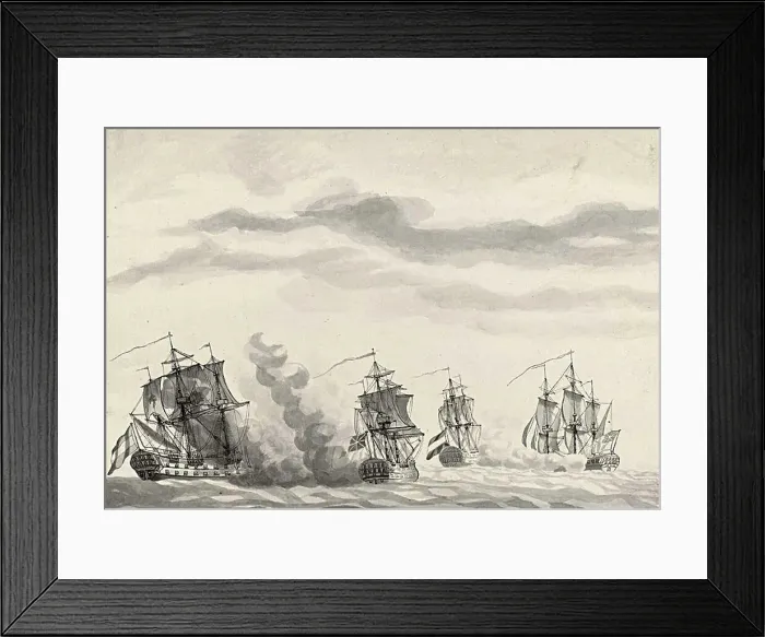 Framed Print : Naval Battle of Cadiz, 1781, France, Historical, digitally restored reproduction from an original of the time. Naval Battle of Cadiz, France, Historical, digitally restored reproduction from an original of the time Framed Print : Naval Battle of Cadiz, 1781, France, Historical, digitally restored reproduction from an original of the time. Naval Battle of Cadiz, France, Historical, digitally restored reproduction from an original of the time