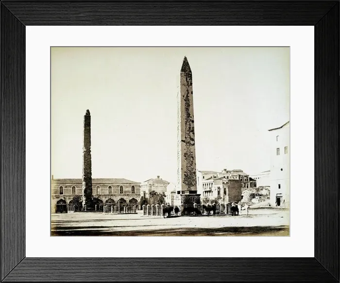 Framed Print : The Hippodrome with Obelisk, was the horse racing track in ancient Constantinople around 330. It was the sporting and social centre of the capital of the Byzantine Empire, Turkey, Historical, digitally restored reproduction from a 19th century o Framed Print : The Hippodrome with Obelisk, was the horse racing track in ancient Constantinople around 330. It was the sporting and social centre of the capital of the Byzantine Empire, Turkey, Historical, digitally restored reproduction from a 19th century o