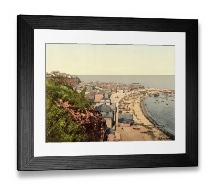 Framed Print : Oberland and Unterland in Helgoland, Schleswig-Holstein, c. 1890, Germany, Historic, digitally restored reproduction from a 19th century original Framed Print : Oberland and Unterland in Helgoland, Schleswig-Holstein, c. 1890, Germany, Historic, digitally restored reproduction from a 19th century original