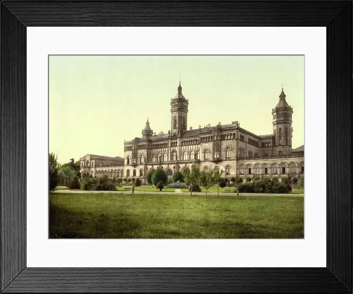 Framed Print : The Guelph Palace in Hanover, Lower Saxony, c. 1890, Germany, Historic, digitally restored reproduction from a 19th century original Framed Print : The Guelph Palace in Hanover, Lower Saxony, c. 1890, Germany, Historic, digitally restored reproduction from a 19th century original