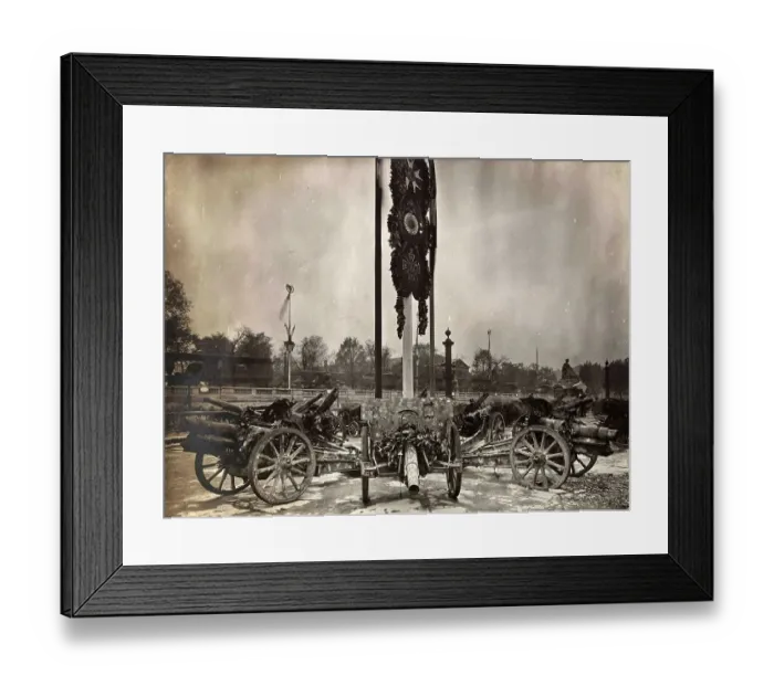 Framed Print : Liberation Day, Cannon, War Equipment, Place de la Concorde, 20 October 1918, Paris, France, Historical, digitally restored reproduction from a 19th century original Framed Print : Liberation Day, Cannon, War Equipment, Place de la Concorde, 20 October 1918, Paris, France, Historical, digitally restored reproduction from a 19th century original
