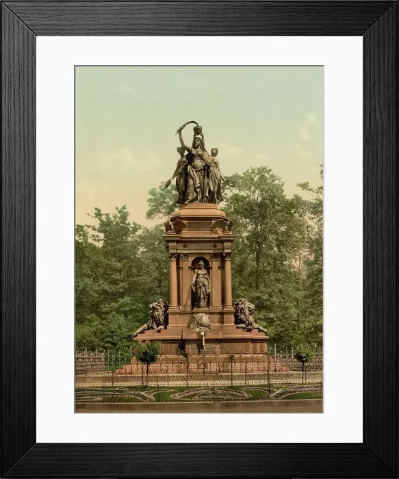 Framed Print : War Memorial in Hanover, Lower Saxony, c. 1890, Germany, Historic, digitally restored reproduction from a 19th century original Framed Print : War Memorial in Hanover, Lower Saxony, c. 1890, Germany, Historic, digitally restored reproduction from a 19th century original