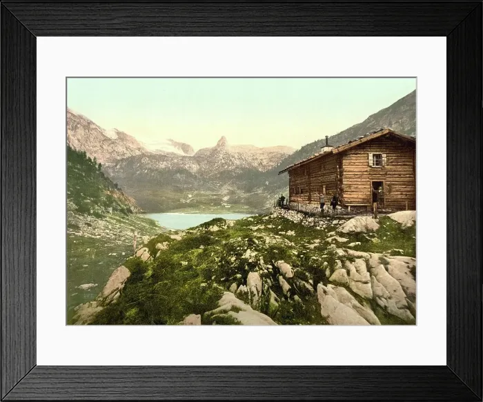 Framed Print : The Funtensee with Schottmalhorn, Upper Bavaria, c. 1890, Germany, Historic, digitally restored reproduction from a 19th century original Framed Print : The Funtensee with Schottmalhorn, Upper Bavaria, c. 1890, Germany, Historic, digitally restored reproduction from a 19th century original