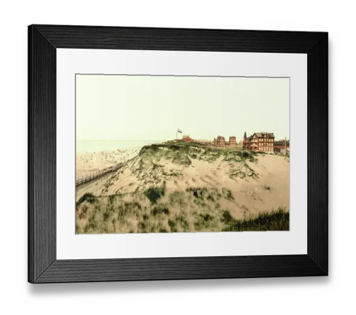 Framed Print : Dunes of Westerland, Sylt, Schleswig-Holstein, c. 1890, Germany, Historic, digitally restored reproduction from a 19th century original Framed Print : Dunes of Westerland, Sylt, Schleswig-Holstein, c. 1890, Germany, Historic, digitally restored reproduction from a 19th century original