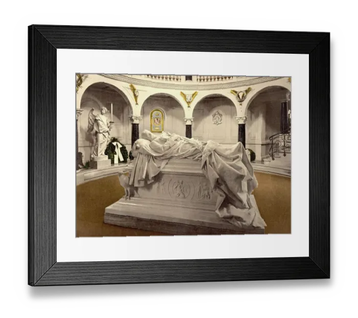 Framed Print : The Mausoleum of Frederick the Great, Potsdam, Brandenburg, c. 1890, Germany, Historic, digitally restored reproduction from a 19th century original Framed Print : The Mausoleum of Frederick the Great, Potsdam, Brandenburg, c. 1890, Germany, Historic, digitally restored reproduction from a 19th century original