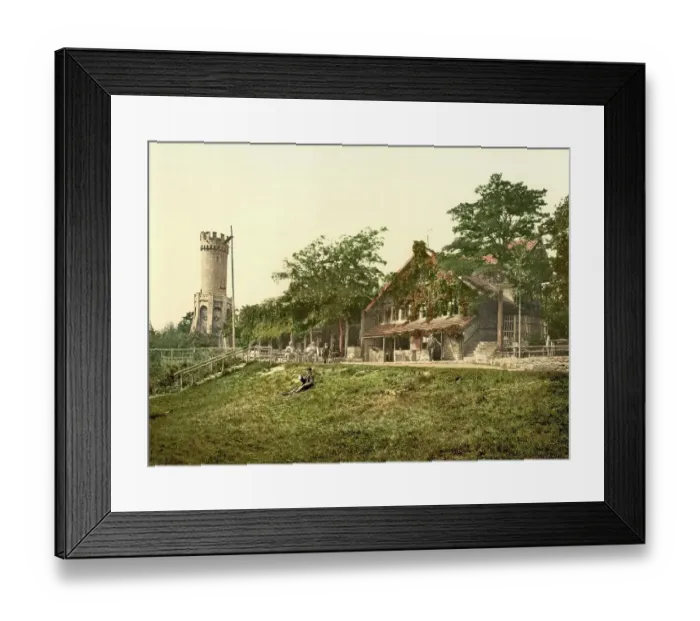 Framed Print : Soldiers Monument in Jena, Thuringia, c. 1890, Germany, Historic, digitally restored reproduction from a 19th century original Framed Print : Soldiers Monument in Jena, Thuringia, c. 1890, Germany, Historic, digitally restored reproduction from a 19th century original