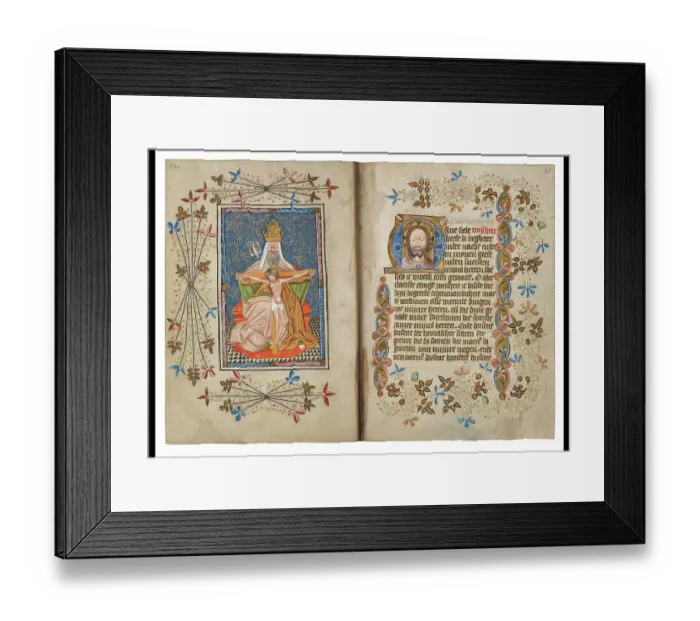 Framed Print : Prayer book from the Northern Netherlands; ca. 1450 Framed Print : Prayer book from the Northern Netherlands; ca. 1450