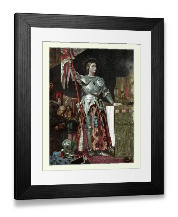 Framed Print : Joan of Arc at the Coronation of Charles VII Framed Print : Joan of Arc at the Coronation of Charles VII
