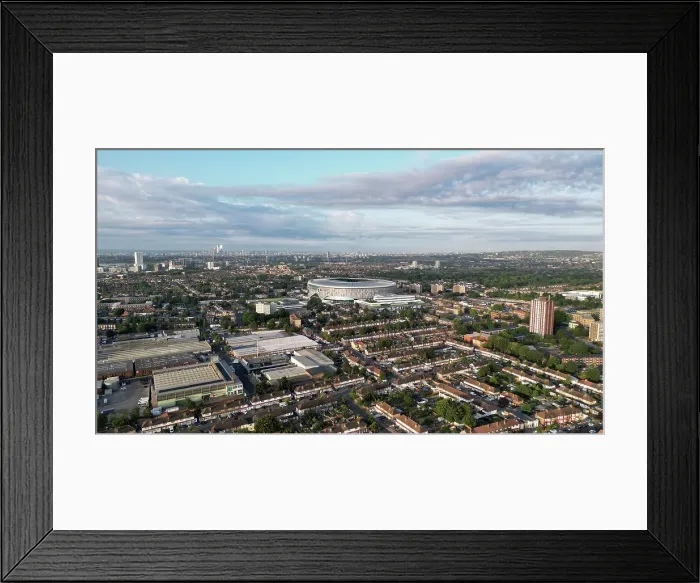Framed Print : Tottenham and Stadium Aerial View Framed Print : Tottenham and Stadium Aerial View