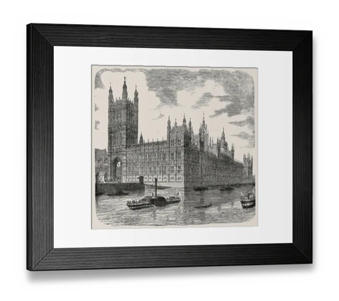 Framed Print : Houses of parliament London Framed Print : Houses of parliament London