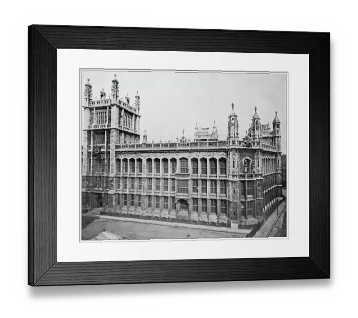 Framed Print : Antique photograph of London: Record Office Framed Print : Antique photograph of London: Record Office