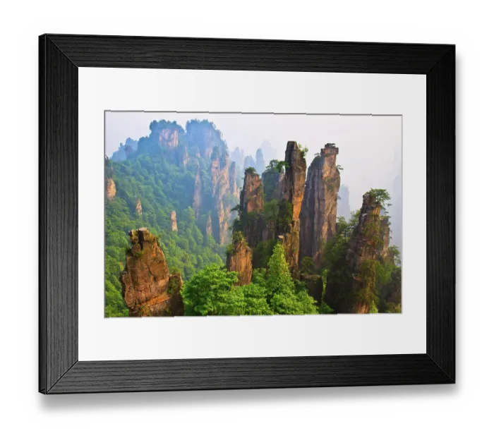 Framed Print : Amazing scenary of Prince (Tianzi) mountain, China Framed Print : Amazing scenary of Prince (Tianzi) mountain, China