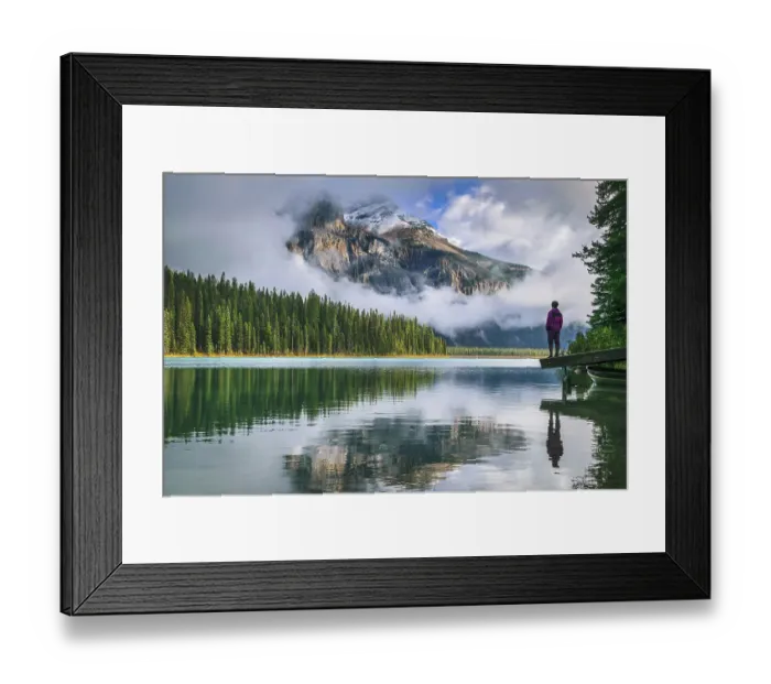 Framed Print : Emerald Lake, Yoho National Park, British Columbia, Canada Framed Print : Emerald Lake, Yoho National Park, British Columbia, Canada