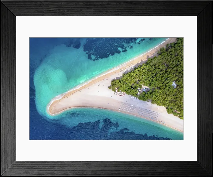 Framed Print : Zlatni Rat (Golden Cape Beach), Bol, Brac island, Split-Dalmatia, Croatia Framed Print : Zlatni Rat (Golden Cape Beach), Bol, Brac island, Split-Dalmatia, Croatia