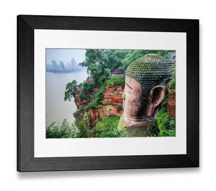 Framed Print : Leshan Giant Buddha Framed Print : Leshan Giant Buddha