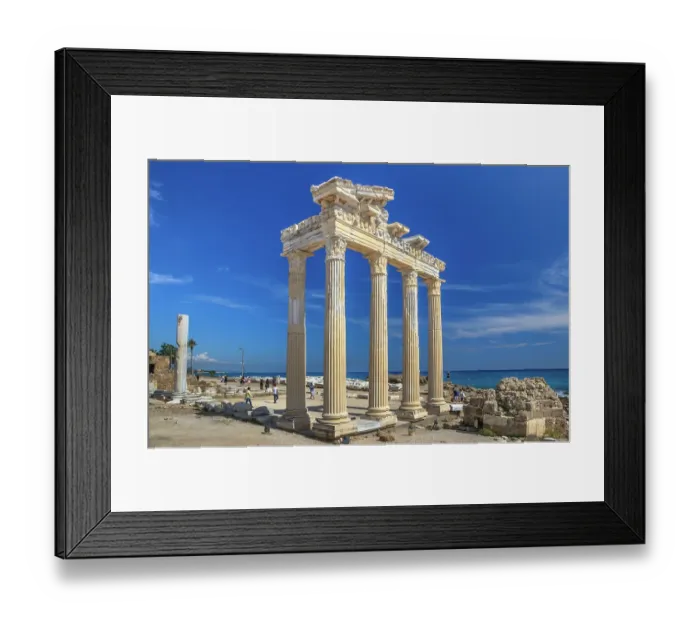 Framed Print : Ruins of the Temple of Apollo, Side, Antalya, Turkey Framed Print : Ruins of the Temple of Apollo, Side, Antalya, Turkey