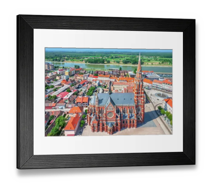Framed Print : Osijek Co-cathedral (The Church Of Saint Peter And Saint Paul), Osijek, Croatia Framed Print : Osijek Co-cathedral (The Church Of Saint Peter And Saint Paul), Osijek, Croatia