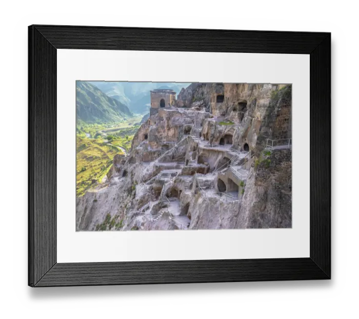 Framed Print : Vardzia Cave Monastery, Samtskhe-Javakheti Region, Georgia Framed Print : Vardzia Cave Monastery, Samtskhe-Javakheti Region, Georgia
