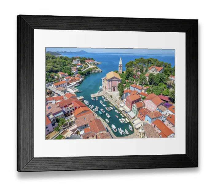 Framed Print : Veli Losinj, Losinj island, Croatia Framed Print : Veli Losinj, Losinj island, Croatia