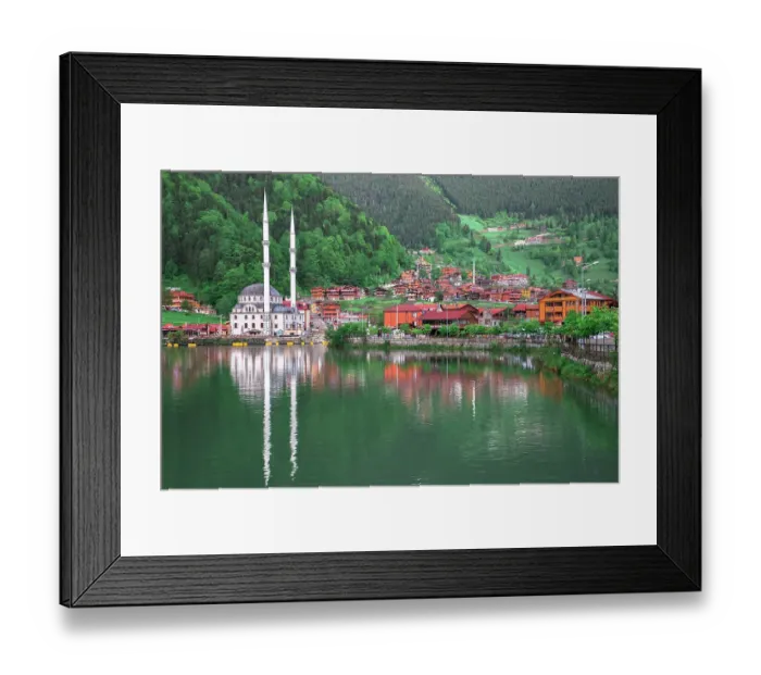 Framed Print : Lakeside Mosque, Uzungol, Trabzon, Black Sea Region, Turkey Framed Print : Lakeside Mosque, Uzungol, Trabzon, Black Sea Region, Turkey