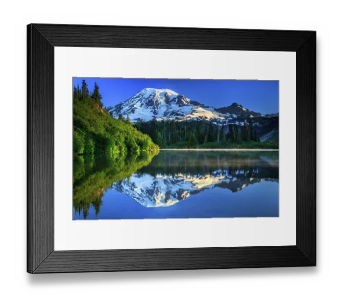 Framed Print : Dawn Light Over Mount Rainier Framed Print : Dawn Light Over Mount Rainier