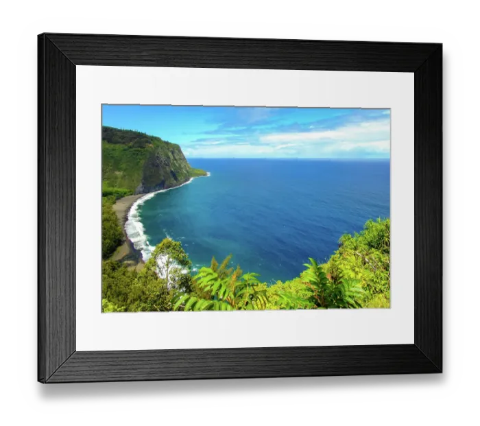 Framed Print : Waipio Valley Framed Print : Waipio Valley