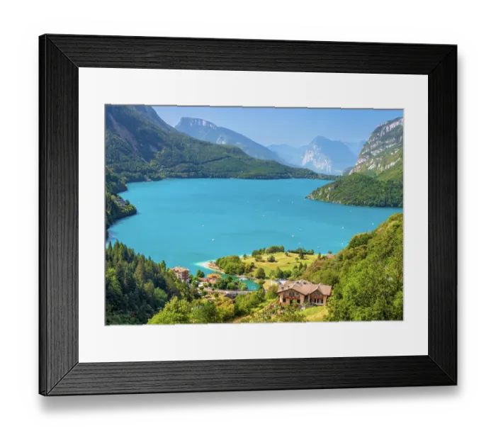 Framed Print : Lake Molveno (Lago di Molveno), Brenta Dolomites, Trento, Italy Framed Print : Lake Molveno (Lago di Molveno), Brenta Dolomites, Trento, Italy