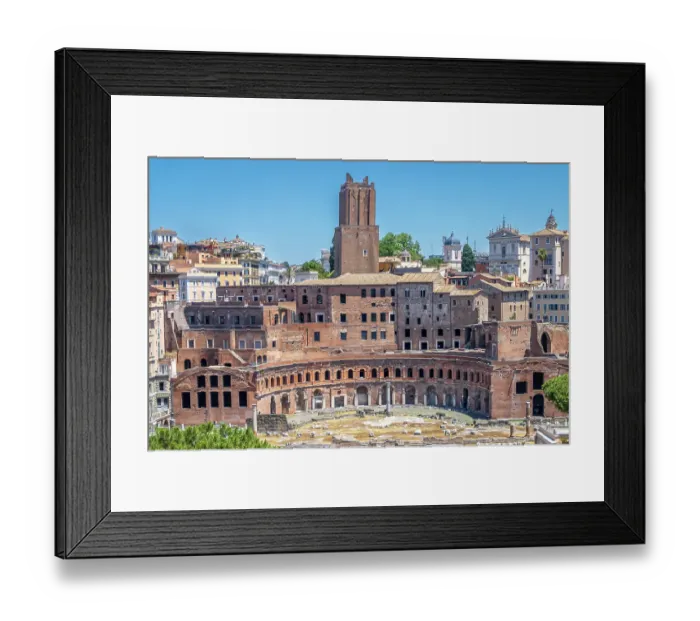 Framed Print : Trajan's Market (Mercati di Traiano), Rome, Italy Framed Print : Trajan's Market (Mercati di Traiano), Rome, Italy