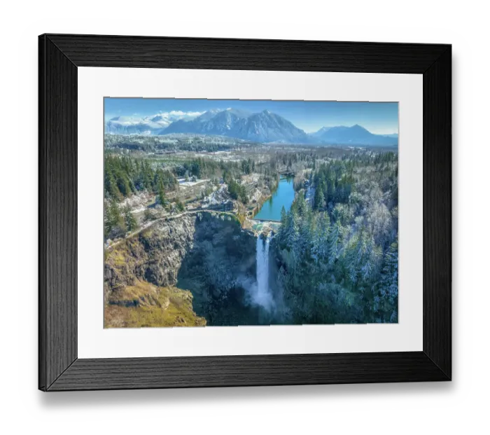 Framed Print : Snoqualmie Falls, Fall City, Washington, USA Framed Print : Snoqualmie Falls, Fall City, Washington, USA