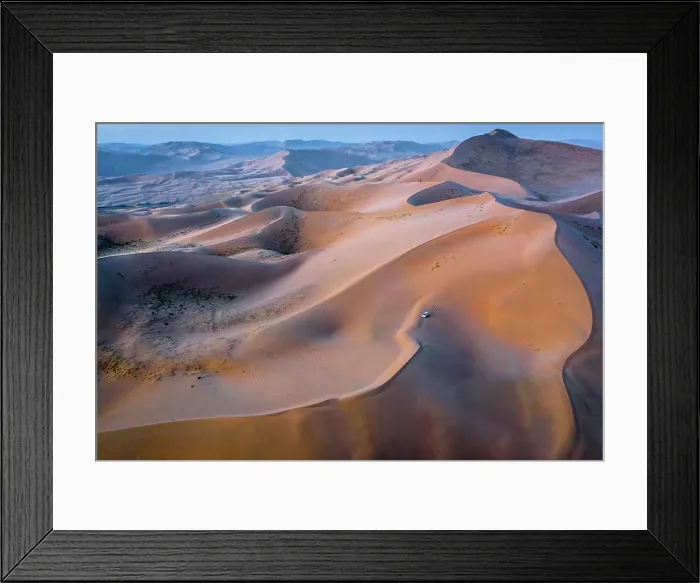 Framed Print : Dusk at Badain Jaran Desert, Inner Mongolia, China Framed Print : Dusk at Badain Jaran Desert, Inner Mongolia, China