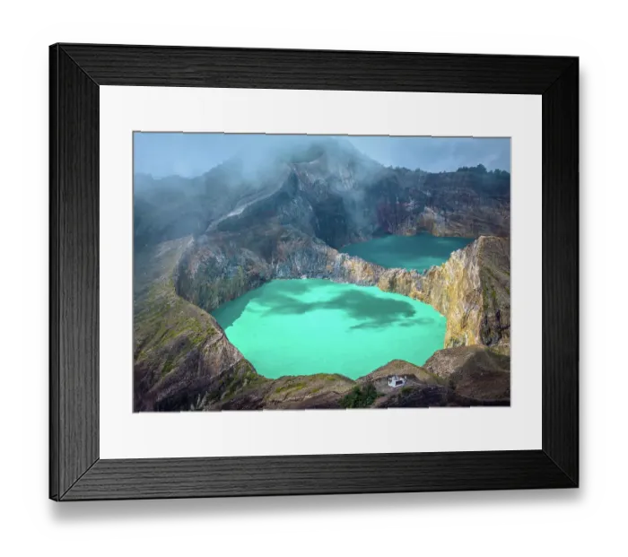 Framed Print : Kelimutu Crater Lakes, Flores, Indonesia Framed Print : Kelimutu Crater Lakes, Flores, Indonesia