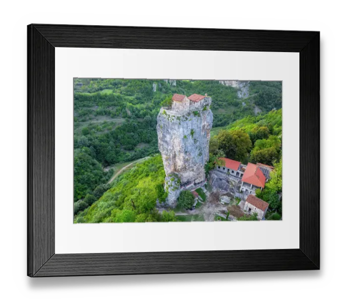 Framed Print : Katskhi Pillar, Imereti Region, Georgia Framed Print : Katskhi Pillar, Imereti Region, Georgia