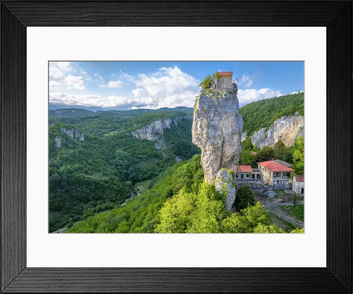Framed Print : Katskhi Pillar, Imereti Region, Georgia Framed Print : Katskhi Pillar, Imereti Region, Georgia