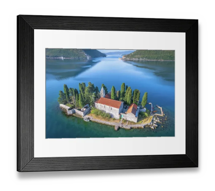 Framed Print : Our Lady of the Rocks Island, Perast, Bay of Kotor, Montenegro Framed Print : Our Lady of the Rocks Island, Perast, Bay of Kotor, Montenegro