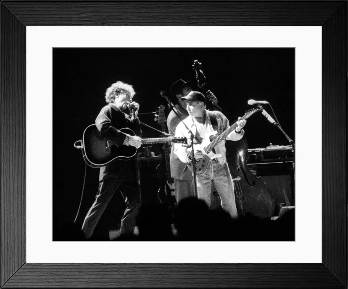 Framed Print : Bob Dylan Live