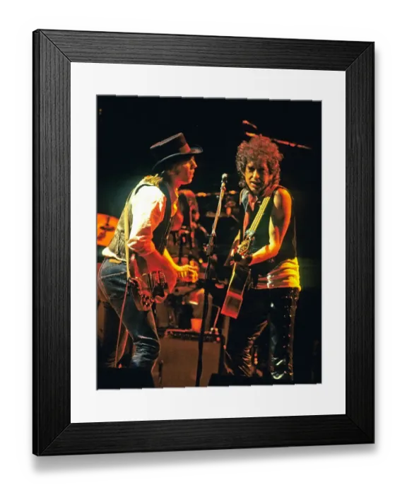 Framed Print : Dylan & Petty True Confessions Tour Framed Print : Dylan & Petty True Confessions Tour